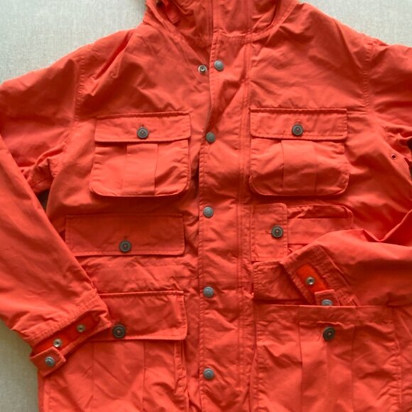 Polo Ralph Lauren Vintage New Men's Forty Sixty Orange Parka Jacket Size Medium - Picture 5 of 16